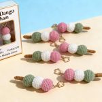 custom crochet dango keychain gift boxes